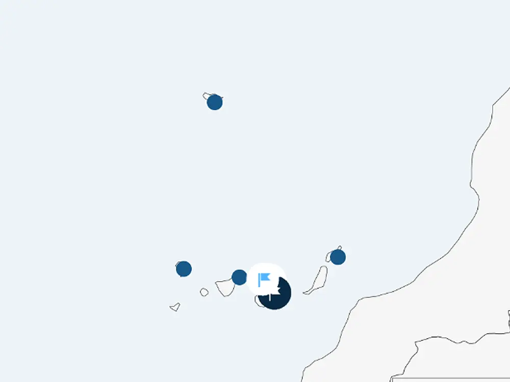 Kanaren mit Madeira - ab/bis Las Palmas - Routenbild